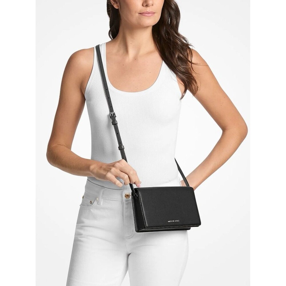 Michael Kors Pebbled Leather Crossbody Bag With Adjustable Strap, bag Michael